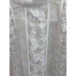Zimmermann  White Super 8 Butterfly Lace Top silk Organza Size 2 AU/8 US Photo 5
