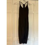 Halara  black athletic dress asymmetrical hem size small Photo 2