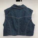 Christopher & Banks Christopher Banks Cropped Denim Vest Womens M Used Photo 1