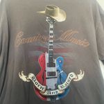 Early 2000s Country Music Graphic Black Jerzees L Shirt Brown Size L Photo 1
