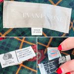 Evan Picone Vintage 100% wool double breasted navy blue overcoat size large L Photo 7