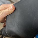 Coach  Hampton Zip Tote Bag F10695 Black Nylon Turquoise Trim Photo 13