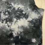 Calvin Klein  Performance Black Tie Dye Twist Back Cropped Tank Top Size Small Photo 6