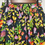 VTG Dancin Duds Womens Skirt XL Black Tropical Fish Ruffle Hem Prairie Cowgirl Photo 1