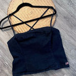 Ralph Lauren Vintage Y2K polo Ralph‎ Lauren denim strappy cropped tank Britney Justin 2002 Photo 0