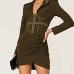 Lavish Lice Lavish Alice Olive Green Corset Blazer Mini Dress Size US8 Photo 0