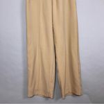 Cotton On Pants NWT Linen Taupe Straight Leg Women 6 Wide Leg Business Casual Photo 5