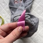 PINK - Victoria's Secret Y2K PINK Victoria’s Secret gray Kiss Me bedazzled tank 2009 size small dog Photo 3