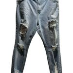 Wax Jean Wax Jeans Womens Plus Size 22 Butt I Love You Shaping Mid Rise Ankle Distressed Photo 0