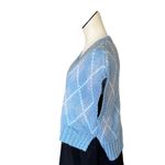 Kendall + Kylie NWOT  Super Soft Knit Sweater Vest Oversized XS Blue Photo 4