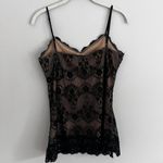 Studio Y Y2K BLACK  LACE SEQUIN CAMI‎ TOP Photo 4