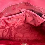 Tory Burch Robinson Leather Top Handle Handbag Purse Flap Pink Photo 14