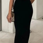 SKIMS Soft Lounge Long Slip Dress Black Photo 0