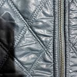 prAna  Diva Puffer Vest Sherpa Lined Full Zip Diamond Quilted Ribbed Blue XS Photo 5