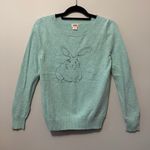 Mossimo Light Blue Rabbit Cotton Crewneck Sweater Size M Size M Photo 2