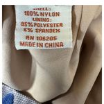 Sundance Cream Blue Lace Overlay Knee Length Skirt Size 14 Photo 5