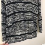 Eileen Fisher Elieen Fisher Long Sleeve Grey Striped Sweater Photo 3