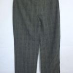 George Plaid Cropped Pants Size 4 Gray Photo 3