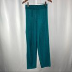 ZARA NEW Straight Leg Linen Blend Knit Pants in Size Small Photo 9