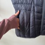 Athleta Vest Women S Gray InsulEight Stowable Goose Down Quilted Slate Puffer Photo 2