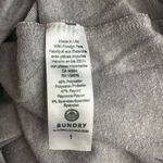 Anthropologie Sundry Shibori Cozy Hoodie Heather Gray Tie Dye Size 1/Small Photo 4