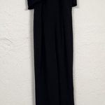 Dress the Population  Black Ruffled Sleeve Jumpsuit Womens M Formal Classic Girly Photo 0