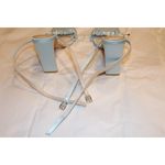 Forever 21 Satin Open-Toe Blue Heels Photo 6