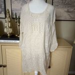 Johnny Was Collection Liya Georgette Tunic Blouse Embroidery Eyelet Size 1X Photo 1