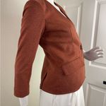 Anthropologie cartonnier burnt orange v neck blazer size XS. #352 Brown Photo 2