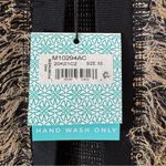 Ming Wang NWT Metallic Tweed Knit Fringe Blazer Jacket Black and Gold Size XS Photo 9