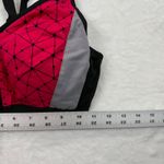 Victoria's Secret  VSX Sport Bra Front Zip Padded Geo Print Activewear 34D‎ Photo 1