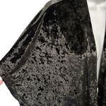 Victoria's Secret Victoria’s Secret Crushed Velvet Open Kimono M/L Black Over Lingerie Soft Sexy Photo 7