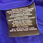 R & M Richards  Plus Size Embellished Cold-Shoulder Gown Electric Blue Sz 22W Photo 8