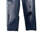 Pilcro  Pants Womens 27‎ Black Cargo Distressed Wide Leg Ankle Cropped Canvas Photo 2