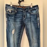Rock Revival Lanlan Straight Stretch Jean Size 34 Photo 2