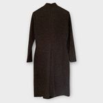 Lauren Ralph Lauren Charcoal Gray Long Sleeve Knit Dress – Size 14 Black Photo 10