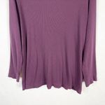 Woman Within Woman Within Plus Size 18 20 Top Purple Turtle Neck Ribbed Long Sleeve 630 Photo 2