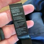 Topshop Blue Velvet Lace Back Romper 2 Photo 8