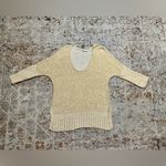 Anthropologie MOTH Linen Catamaran Sweater S Boho Indie Relaxed Earthy Coastal Tan Size undefined Photo 10