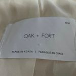 Oak + Fort Women's White One Button Notch Collar Blazer Coat Jacket Size M Photo 2