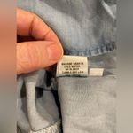 Cloth & Stone  Women Split-Back Chambray Buttondown Shirt Size Large Blue Hi-Low Photo 11