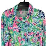 Lilly Pulitzer  Womens Fletcher Cowl Neck Pullover Sweatshirt‎ Multicolor Medium Photo 2