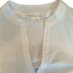 Veronica Beard  Women’s Size 6 White Button Up Blouse with Bell Sleeves Photo 5