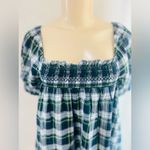American Eagle  Plaid babydoll Dress M NEW NO TAGS has pockets 100% cotton Photo 5
