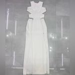 Solace London  Weaver White Maxi Cut Out Dress. Photo 6