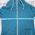 Burton Durable Goods Teal Heathered Fleece Full Zip Hoodie Jacket Women's M Photo 11