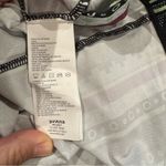 prAna  Sporty Mini Dress Racer Back Size Small Ariel Aztec Print Built-In Bra Photo 8