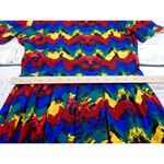 LuLaRoe  Woman's‎ Julia Printed Dress [Size Small] Made in USA Photo 4