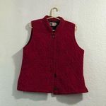 Habitat  Corduroy Quilted Womens XL Sleeveless Button Front Vest Jacket Photo 0