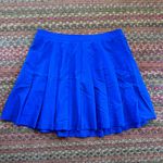 VTG COBALT BLUE PLEATED SKIRT Size M Photo 0